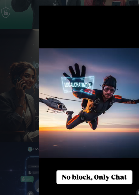 Anonymous WhatsApp chat interface - Send messages without showing your number on Local Chat India