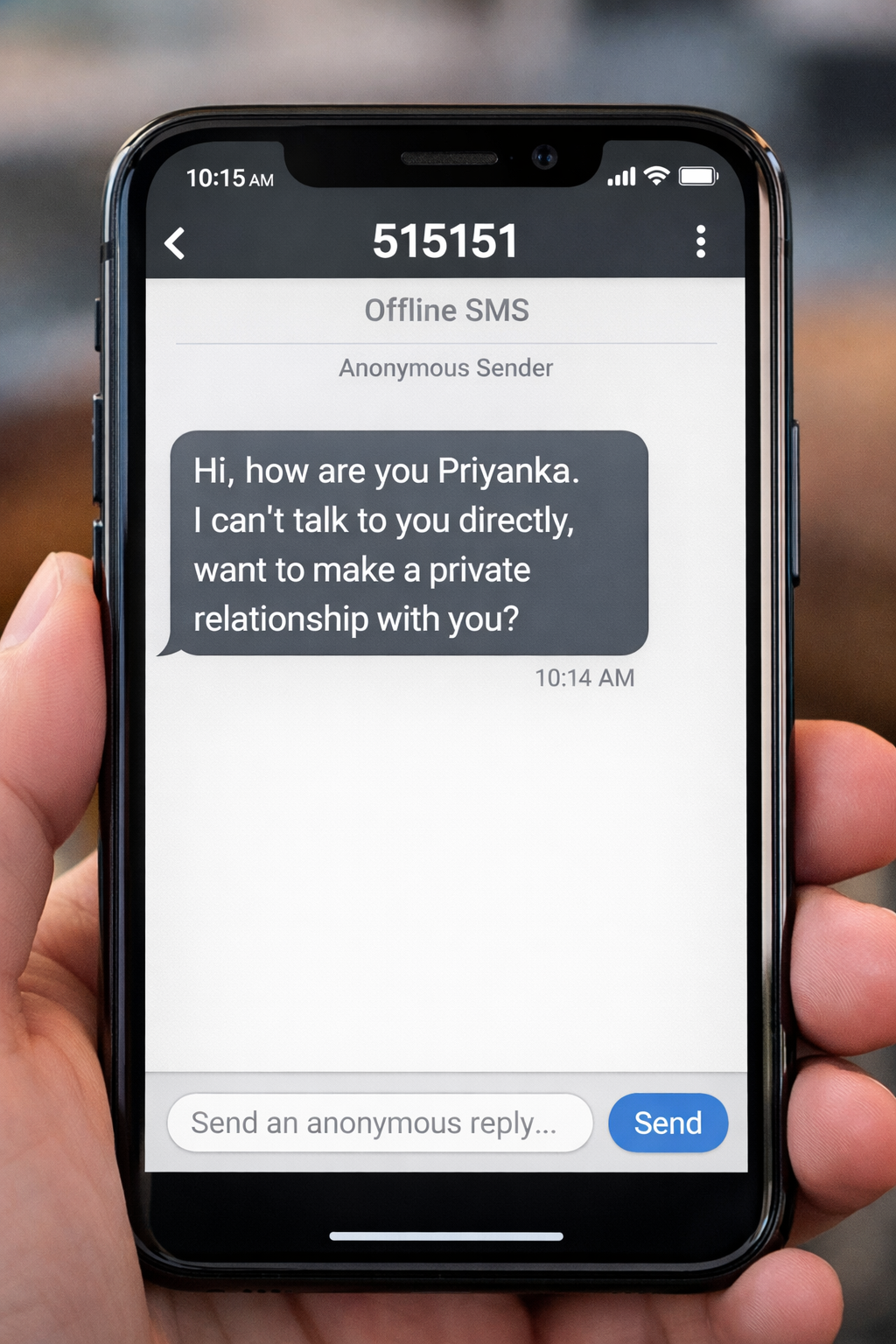 How to send offline sms from online